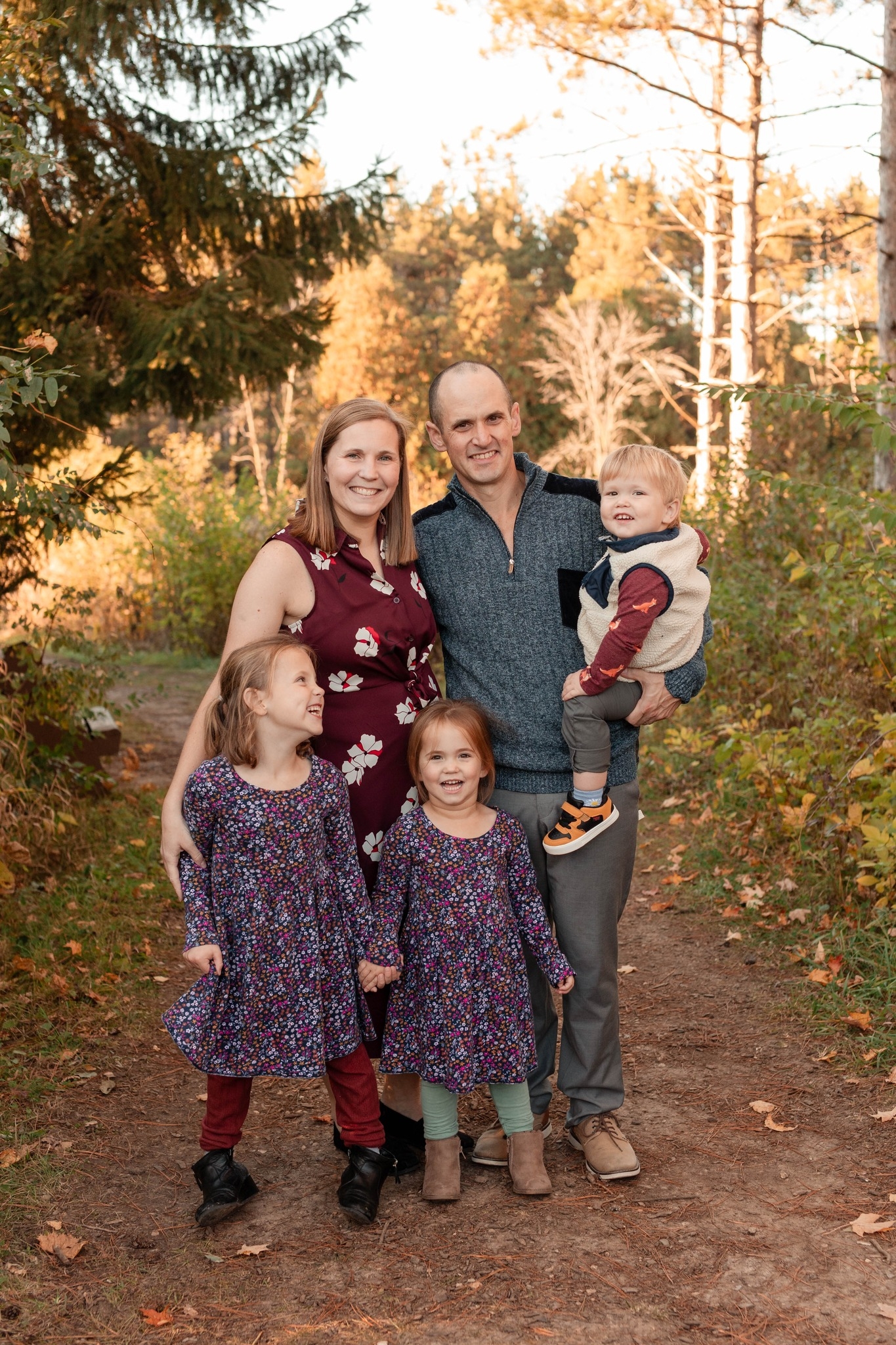 Mitch Gallagher and his family